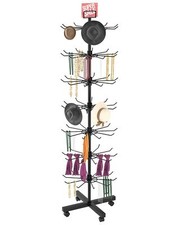 ipexi retail display stand 7 tier for store display movable shop spinner jewelry