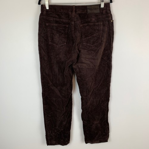 Lauren Ralph Lauren Straight Brown Corduroy Trousers Women's 10 Petite W31 L27.5 - Picture 10 of 14
