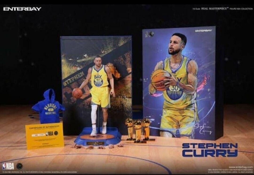 Enterbay NBA Real Masterpiece Stephen Curry 1/6 Scale Figure Enterbay NBA Real Masterpiece Stephen Curry 1/6 Scale Figure