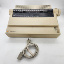 APPLE IMAGEWRITER II A9M0320 DOT MATRIX PRINTER Powers On.