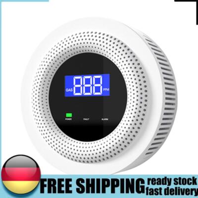 Tuya Home Gas Alarm Sound Alarm Bluetooth-compatible for LPG Gas Biogas Methane