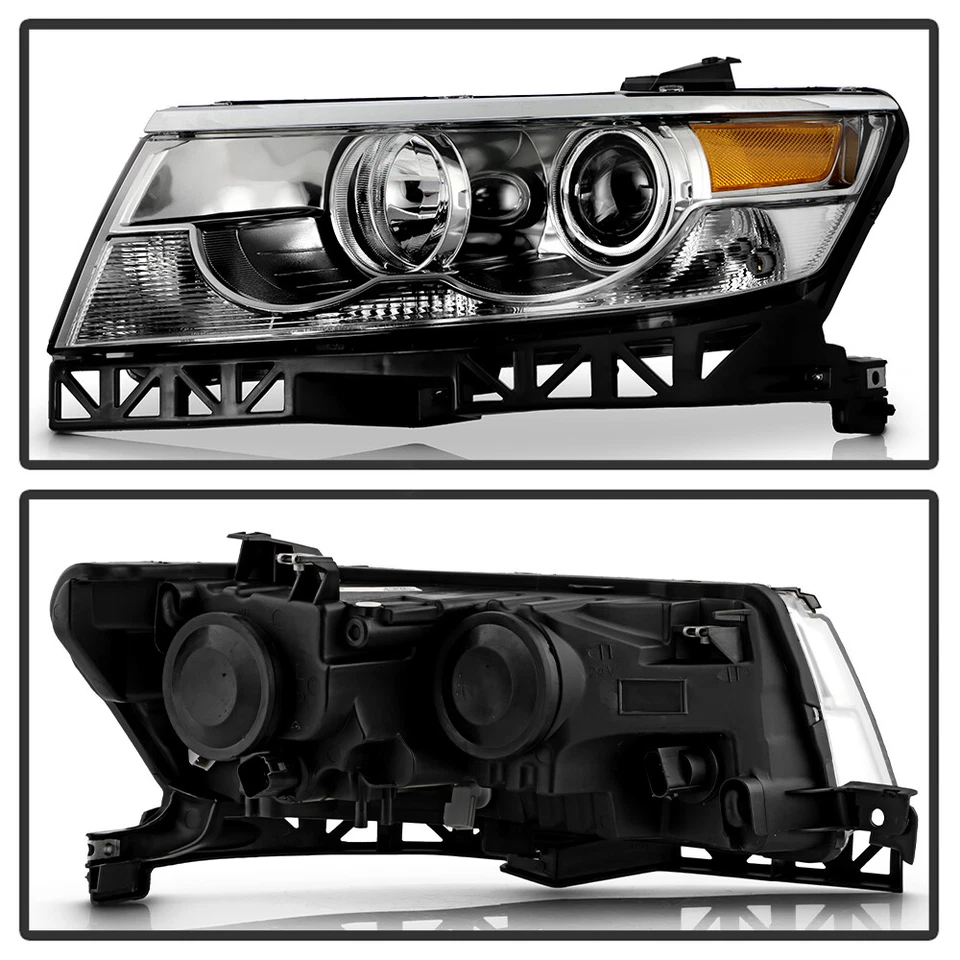For 2007 2008 2009 Lincoln MKZ Halogen Projector Headlights Headlamps Left+Right - Imagem 3 de 4