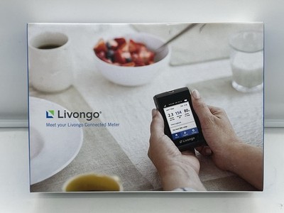 NEW Livongo BG300 Blood Glucose Meter Connected Kit + Lancing Device Box