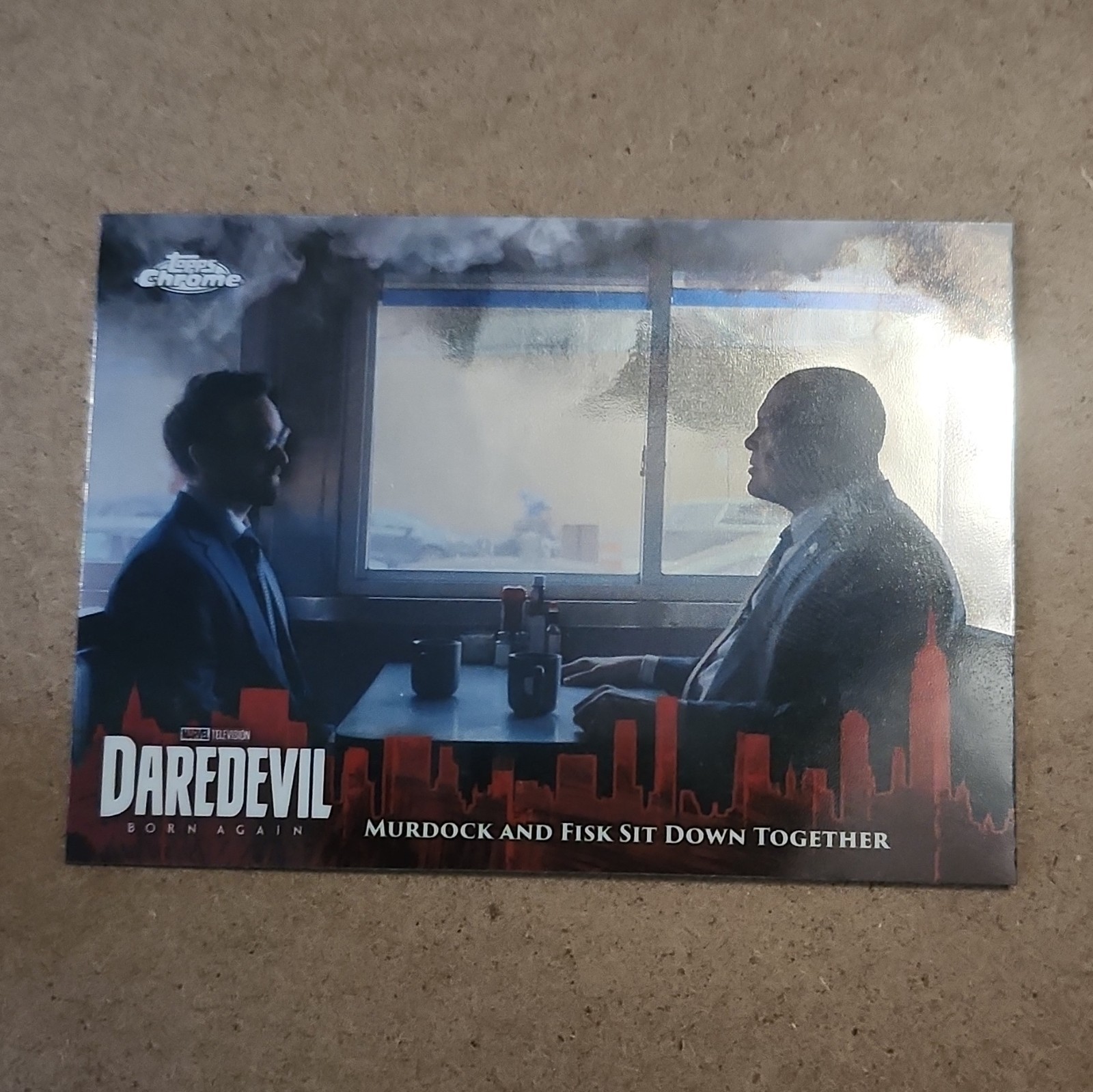 Topps Daredevil Born Again DD-15 Murdock Fisk Sit Down Marvel 2025 Card