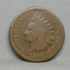 1868 INDIAN HEAD CENT, AG-G/G (W3-9)