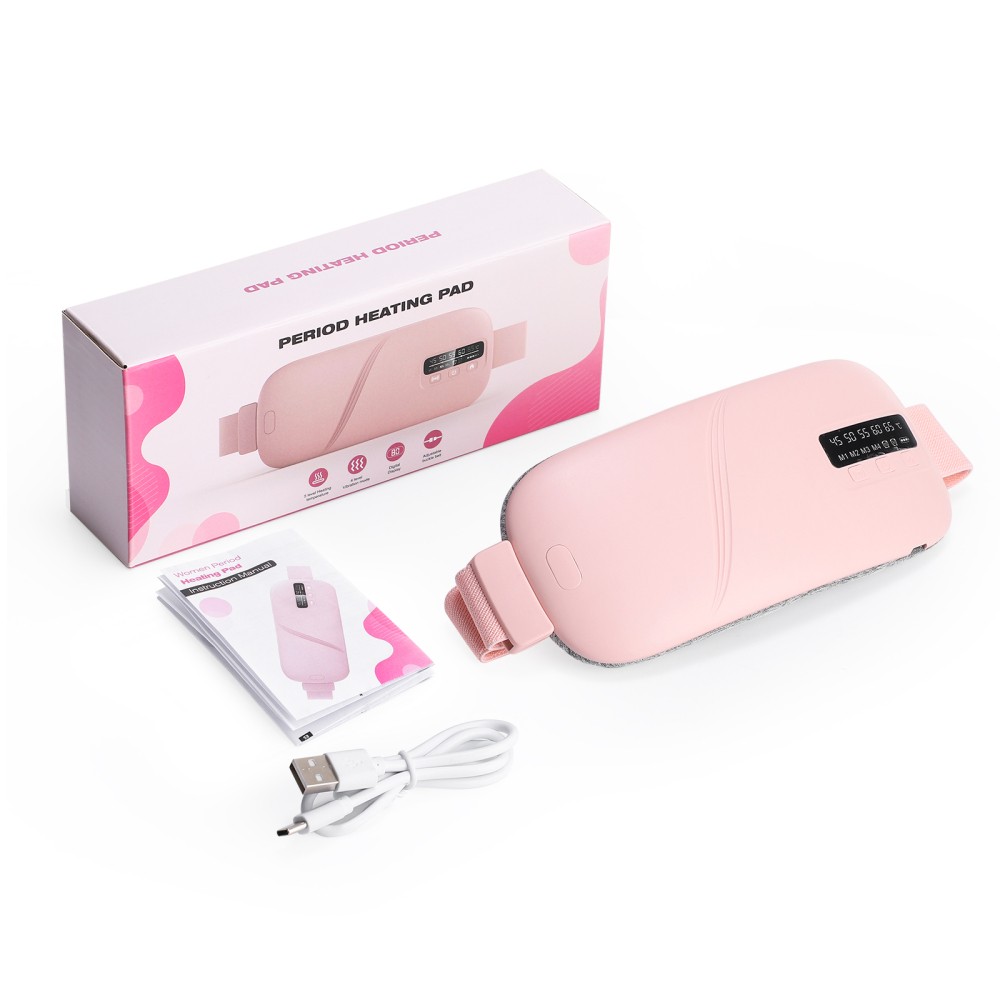 Portable Cordless Heating Pad for Menstrual Cramps,Pain for Stomach,Back & Belly