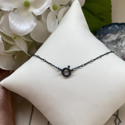 Oxidized Sterling Silver Fancy Twisted Unique Chain Necklace-(16''-36'')
