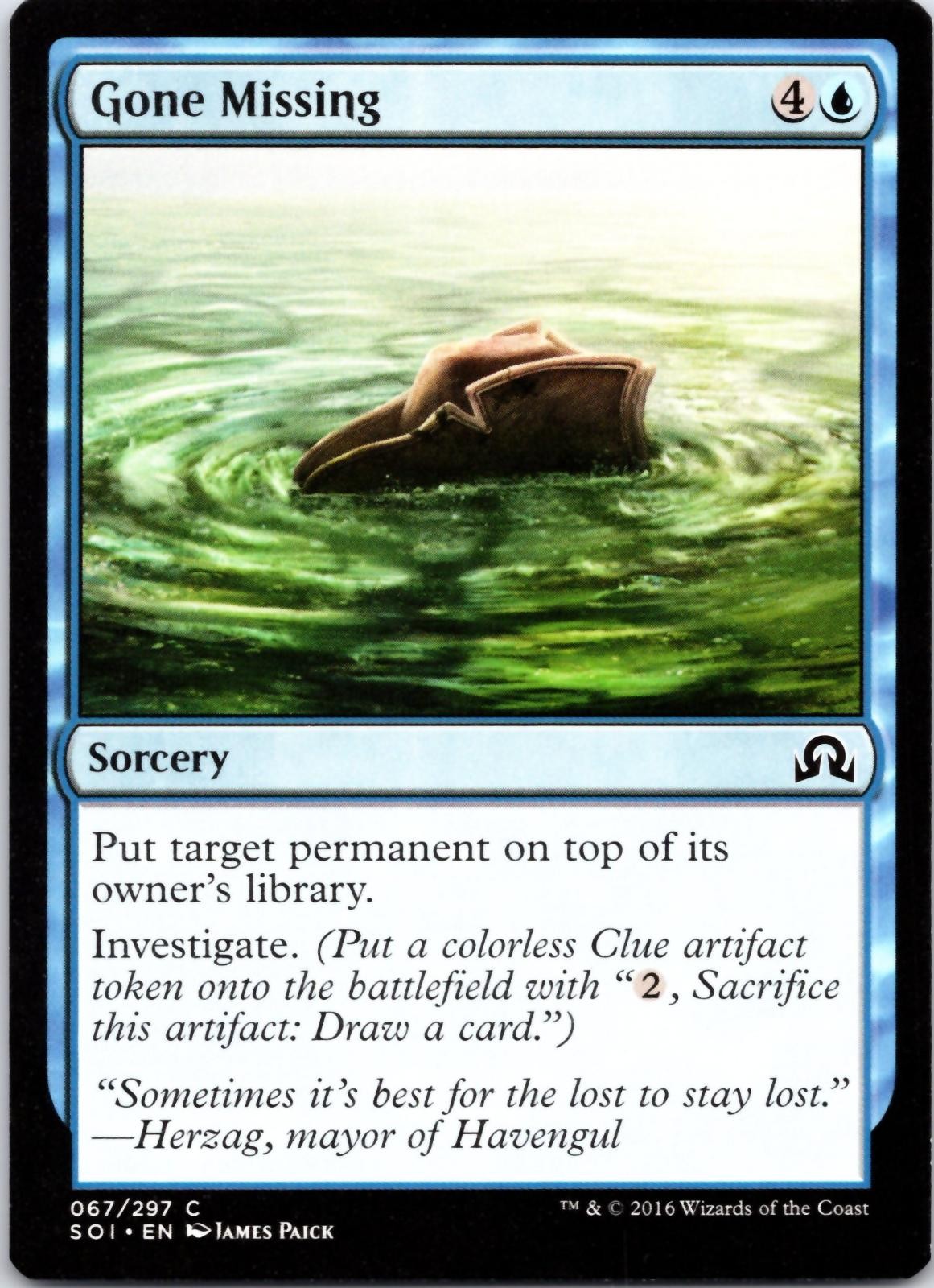 Gone Missing 67 Common Shadows over Innistrad Magic: The Gathering LP