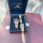 Vintage Watch Job Lot - Seiko SQ & Rotary - Spares or Repair - Original Box