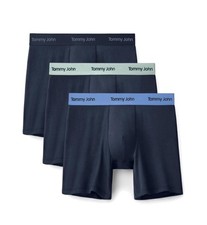NWT Tommy John. 3 Pack. Premium Modal Stretch Boxer Briefs. Blue. MSRP 59.50
