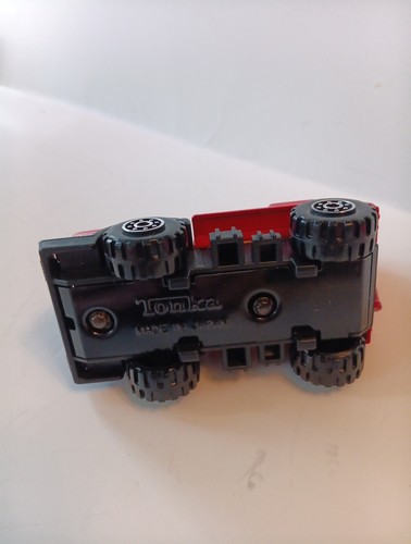 Vintage Diecast Tonka Truck Rosso Giallo Cemento Miscelatore Consegna #A3 Giappone Sciolto - Foto 5 di 5