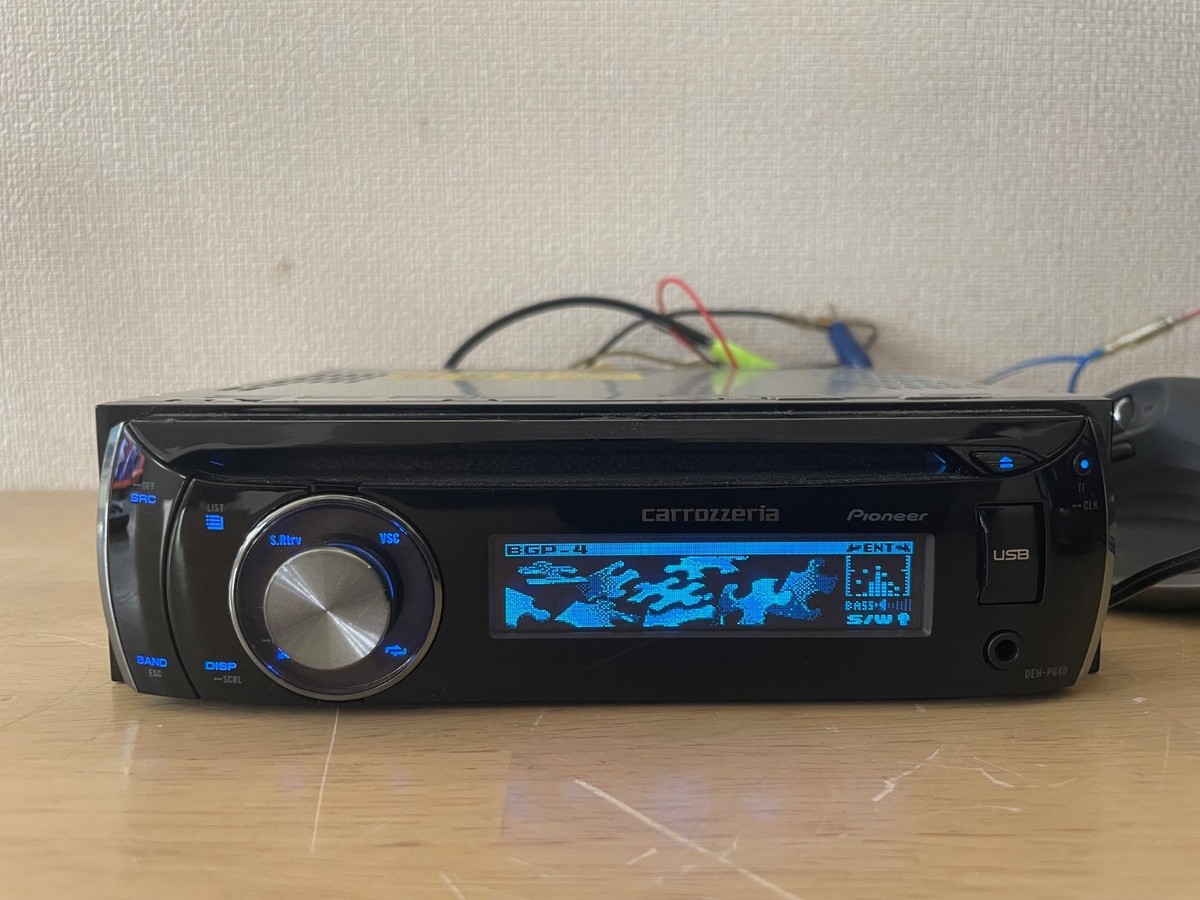 Pioneer Carrozzeria DEH-P640 Car Audio 1DIN CD Player With