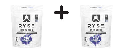2 x RYSE Hydration Sticks (16 Serv) Blue Raspberry (195,27 EUR/kg)