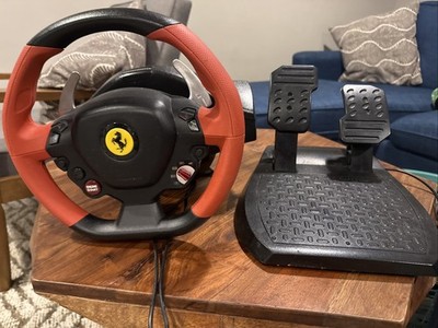 Thrustmaster Ferrari 458 Spider Racing Wheel  Pedals  Excellent Condition Xbox