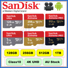 Micro SD Memory Card SanDisk Ultra Extreme Pro 32GB 64GB 128GB 256GB Class 10 A2