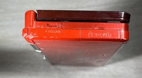 Nintendo 3DS Red Handheld Game Console 3D CTR-001  With Charger