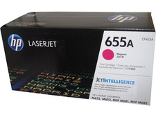 HP CF453A 655A Magenta Toner Cartridge Genuine OEM Original