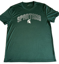 Michigan State Spartans Ladies Short Sleeve Athletic T-shirt XL by Captivating