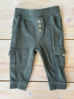 Topomini Hose Gr. 74 Cargohose Oliv Khaki Krabbelhose