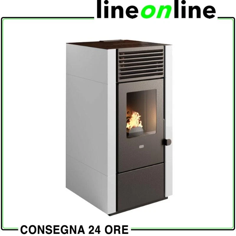 Stufa a pellet Eva Calor Poly 9,5 kW - Immagine 3 di 4