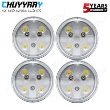 4Pcs LED HEADLIGHTS LAMPS BULBS 4411 30W 21 WATT 4.5'' 4 1/2'' PAR36