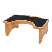 Enhanced Wooden Squatting Toilet Potty Stool ExtraThick Fits Up To 350 Lbs