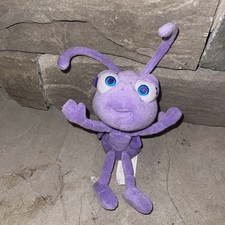VTG Disney Store Dot Plush 8  A Bug  s Life 1998 BeanBag Toy Pixar Purple Ant HTF