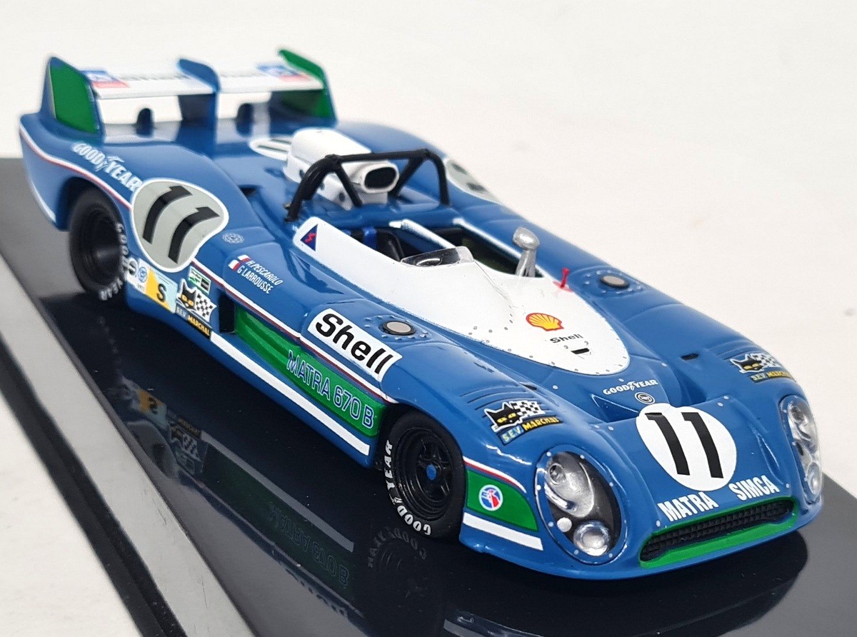 Ixo 1/43 - Matra 670 #11 Winner Le Mans 1973 Diecast Scale Model Car