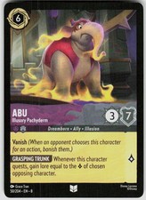 Abu Illusory Pachyderm 50/204 Reign of Jafar Disney Lorcana