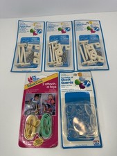 Vintage NOS Baby Safety Proofing Lot Outlet Shock Guards Door Latches Toys 1980s