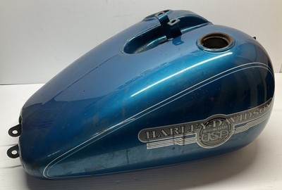 Harley-Davidson タンク 青　ショベルで使用 1995 Harley Davidson FXDL Dyna Low Rider Aqua Fuel Gas Petrol Tank