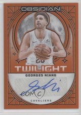 2023-24 Panini Obsidian Electric Etch Orange Flood 60/75 Georges Niang Auto 1a07