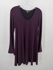 Pre-Owned Karen Kane Purple Size Small Short Long Sleeve Dress