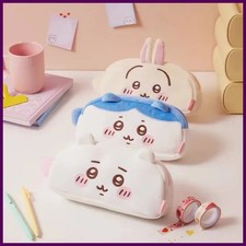 Chiikawa Pencil Case Cartoon Hachiware Plush Pen Bag Usagi Student Desktop