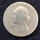 1939 Washington Quarter, silver, INV:2161, Combined shipping