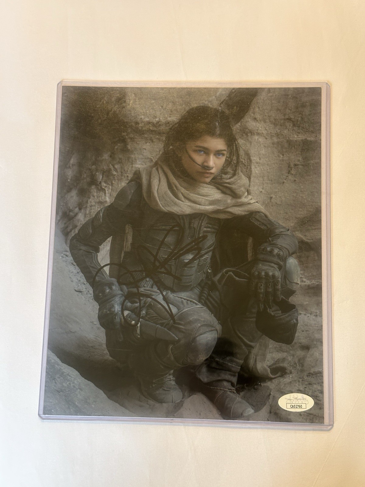 Zendaya Signed Autograph Dune JSA and PROOF 8x10 Photo