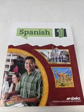 ABeka Spanish 1 Textbook Student Book & Teacher Quiz/test Key High School Spanis