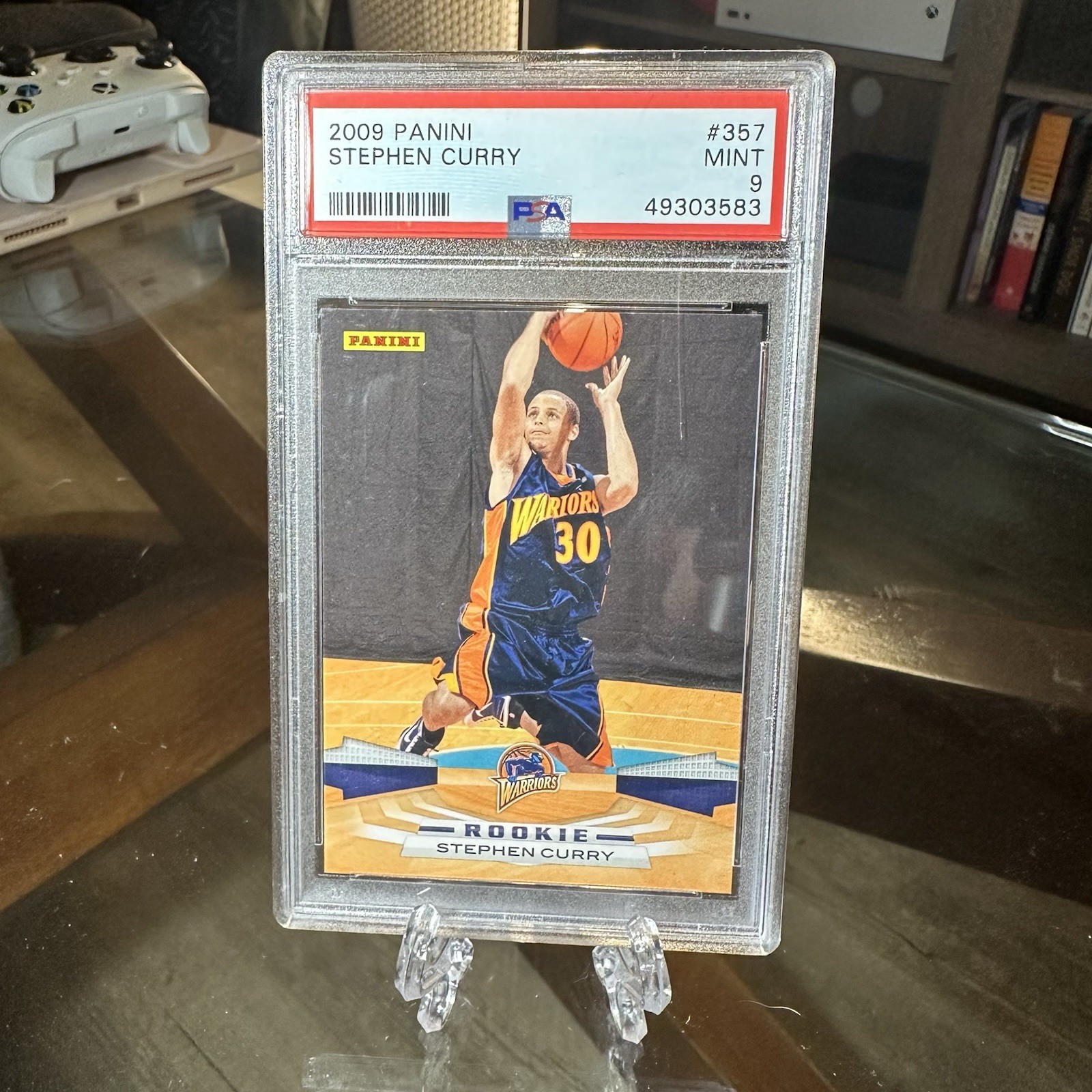 2009-10 Panini - Stephen Curry #357 PSA 9 (RC) Rookie Card