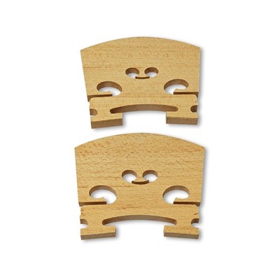 2pcs 4/4 Full Size Violin Bridge Natural Maple High Quality Violin Parts