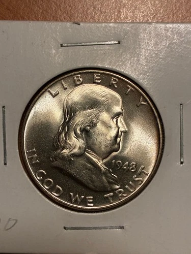 1948 Half Franklin Dollar  - Original Look - $1.99 Shipping