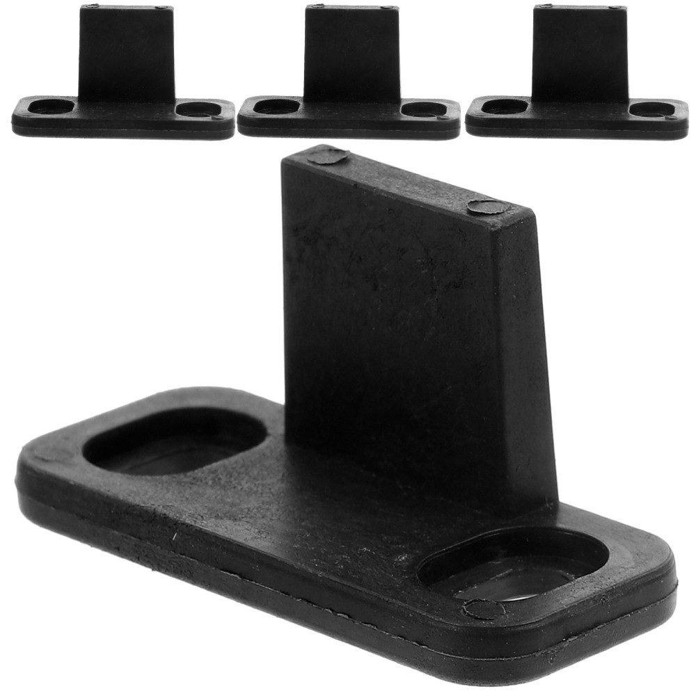 4pcs Sliding Closet Door Floor Mount Bracket Guides for Smooth Movement  