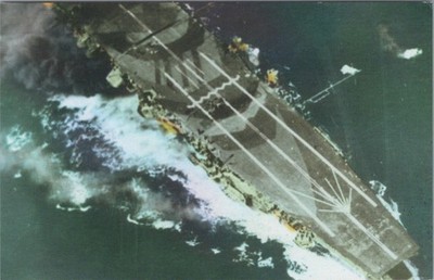 Military Postcard-Hiryu Go!,Japanese Aircraft Carrier Hiryu, Pearl Harbor XT1076