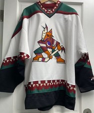 Vintage Pro Player NHL Arizona Coyotes White Kachina Jersey Size Large