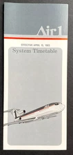 Air1 System Timetable Effective April 15, 1983