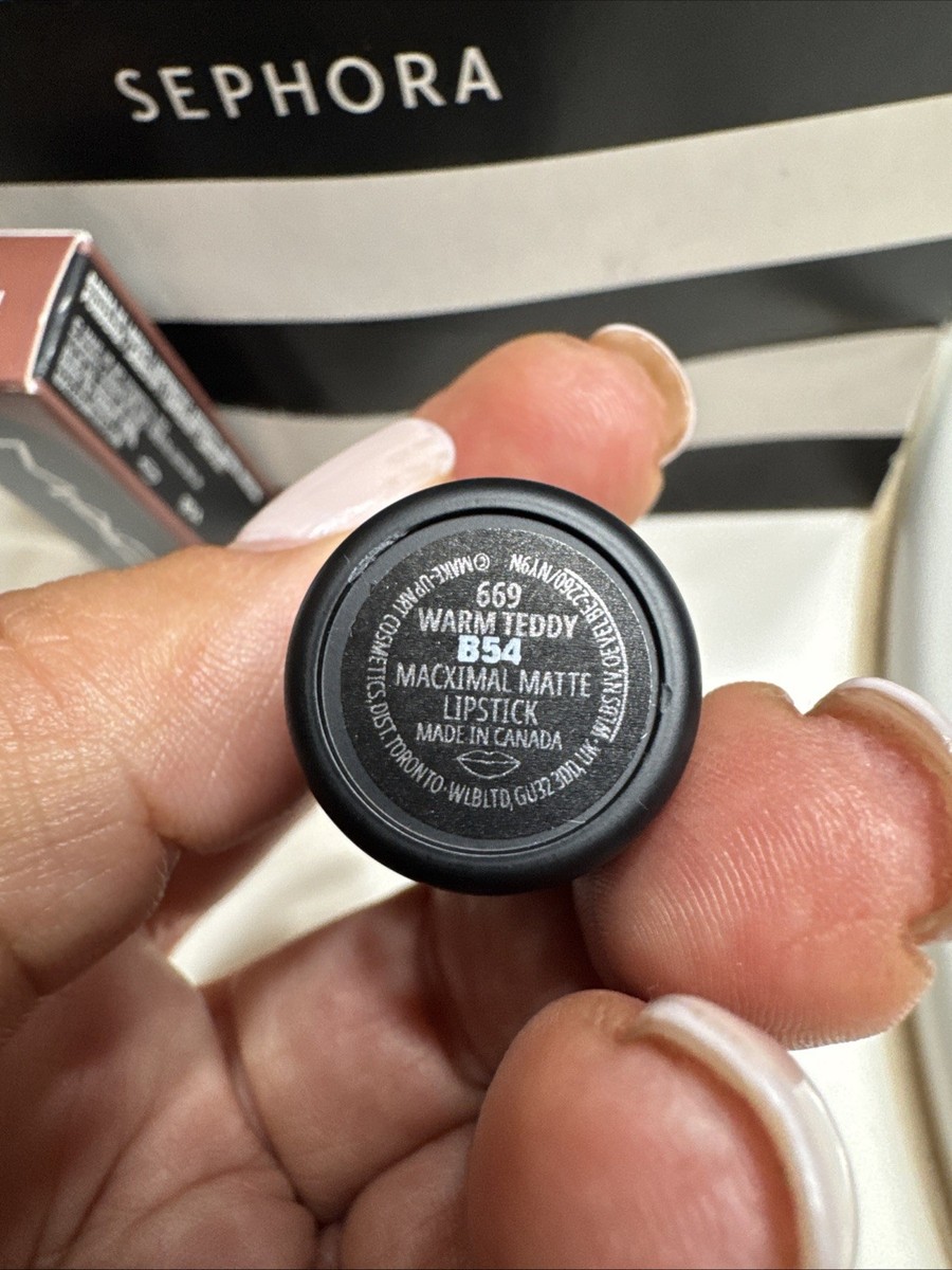MAC Macximal Warm Teddy 669 Matte Lipstick .12oz NIB!! | eBay