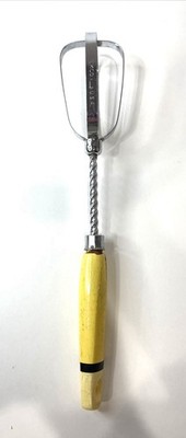 Vtg Ekco Handle Egg Beater / Hand Beater Mixer Utensil Kitchen