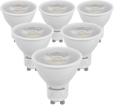 6-Pack GU10 LED Bulbs Dimmable 3000K Warm White 7W 500LM Kitchen Living Room