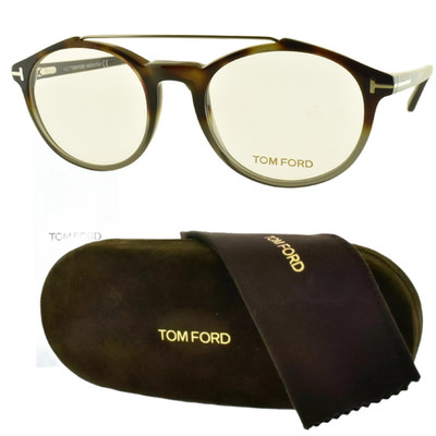 NEW! TOM FORD TF5455 055 Drak Havana/Shaded Gray Oval Optical Frame Eyeglasses