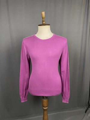 Burberry Nova Check Schultern Herren Rosa Lila Rundhals Pullover Größe XL
