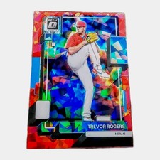 2022 Panini Donruss Optic Red Cracked Ice Prizm /7 Trevor Rogers #193